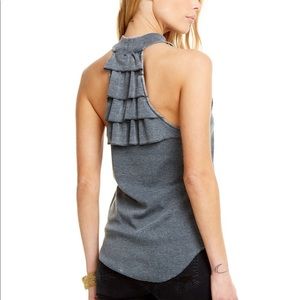 {Chaser} Vintage Tier Ruffle Back Tank
